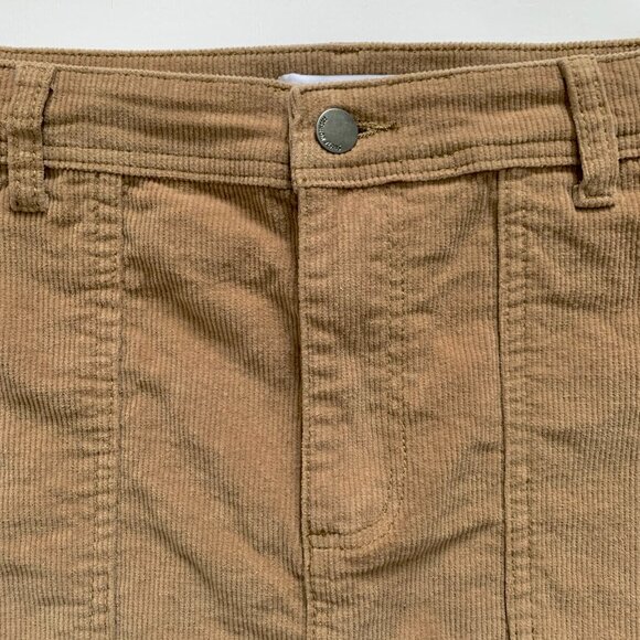 Jeanir Corduroy Tan Midi Skirt Cottagecore Twee Prairie Coastal Cowgirl Boho - Picture 8 of 15